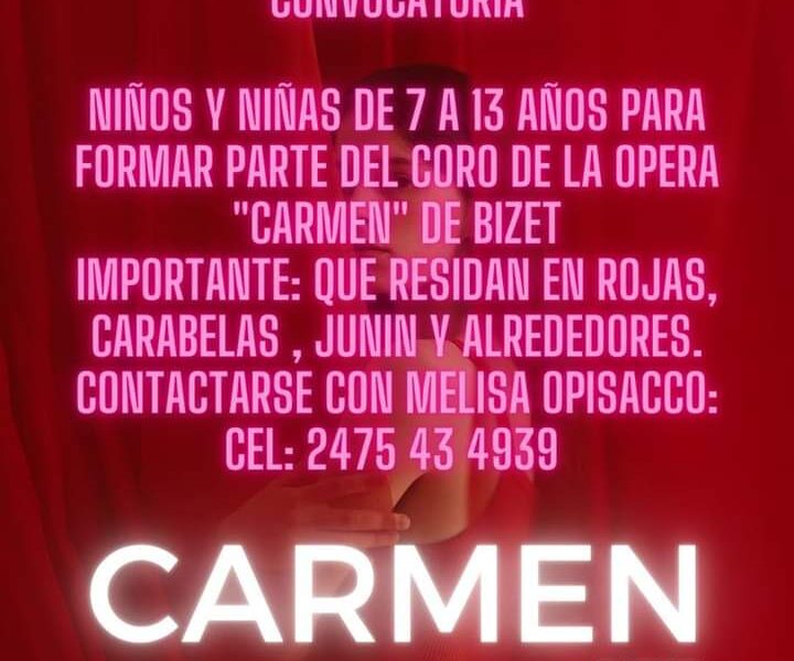 Abren convocatoria para integrar coro infantil de ópera Abren convocatoria para integrar coro infantil de ópera