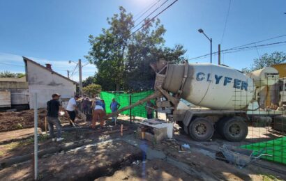 Sala de tomografía: Se inició la construcción