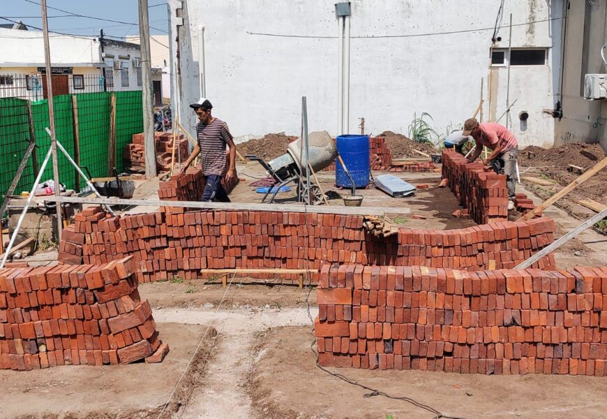 Sala de Tomografía: Continúa la obra en el Unzué Sala de Tomografía: Continúa la obra en el Unzué