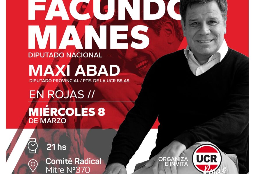 UCR: Manes y Abad visitan Rojas UCR: Manes y Abad visitan Rojas