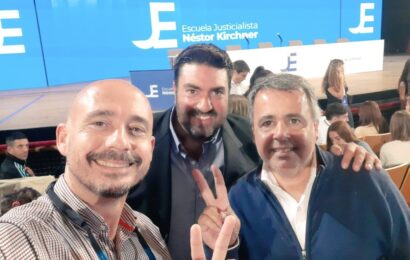 Baguear en el lanzamiento de la Escuela Justicialista ‘Néstor Kirchner’