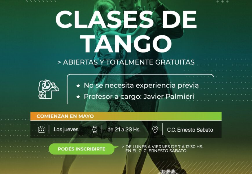 Dictarán clases de tango Dictarán clases de tango