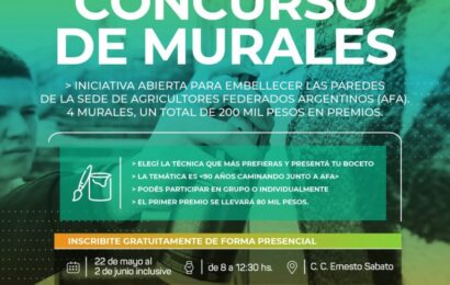 Concurso de murales! Abre la inscripción