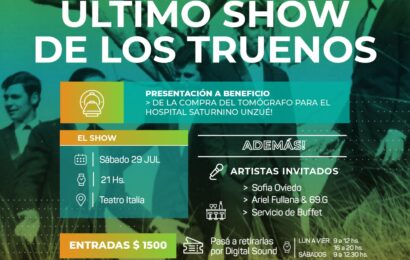 VenÍ a disfrutar el último show de «Los Truenos»