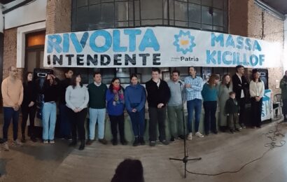 UP presentó la lista que encabeza Rivolta