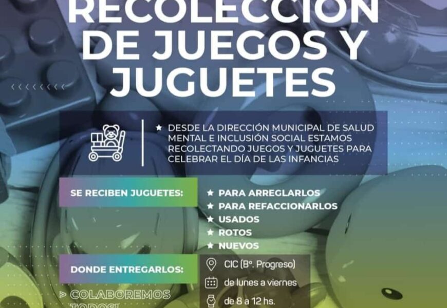 Recolección de jugos y juguetes para el día de las infancias Recolección de jugos y juguetes para el día de las infancias