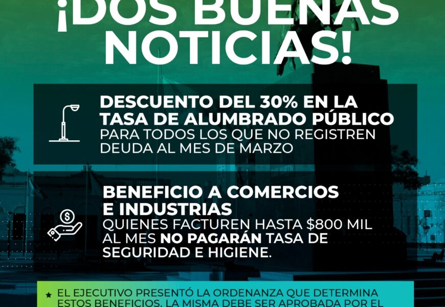 Esta mañana el Ejecutivo Municipal, presentó un proyecto de ordenanza que incluye dos medidas Esta mañana el Ejecutivo Municipal, presentó un proyecto de ordenanza que incluye dos medidas