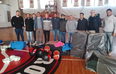 Salinas y Baguear entregaron materiales a instituciones deportivas