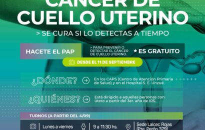 Campaña de prevención de Cáncer de Cuello Uterino