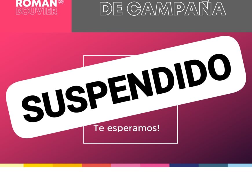 El radicalismo suspende el acto de cierre de campaña El radicalismo suspende el acto de cierre de campaña