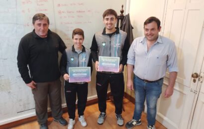 El Municipio reconoció a Sabrina Mai y Joaquín Teyssandier