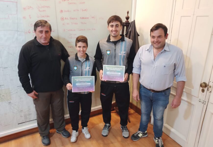 El Municipio reconoció a Sabrina Mai y Joaquín Teyssandier El Municipio reconoció a Sabrina Mai y Joaquín Teyssandier
