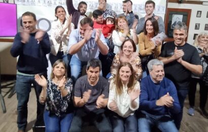 Bouvier cerró su campaña con una fiesta radical