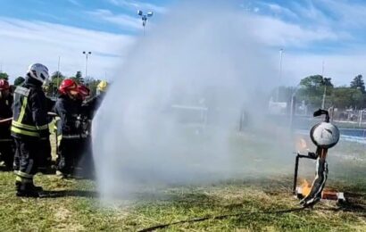 Tuvo lugar el 9º Encuentro de Cadetes de Bomberos de la región