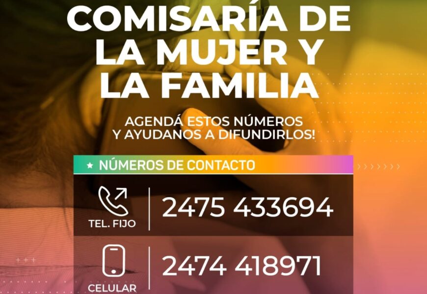 Números telefónicos de la COMISARÍA DE LA MUJER Y LA FAMILIA Números telefónicos de la COMISARÍA DE LA MUJER Y LA FAMILIA