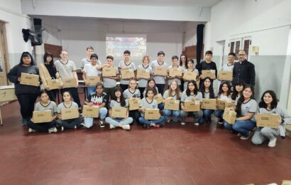 Conectar Igualdad: Entregaron 33 computadoras en la Secundaria Nº 1