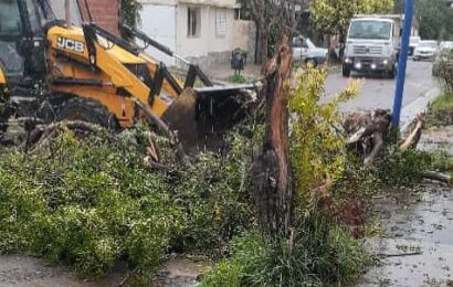 Información del Municipio de Rojas sobre la tormenta que afectó a la ciudad esta madrugada