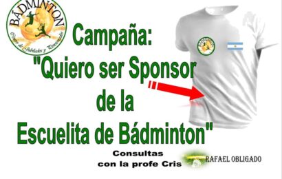 La Escuela de Badmington busca patrocinio