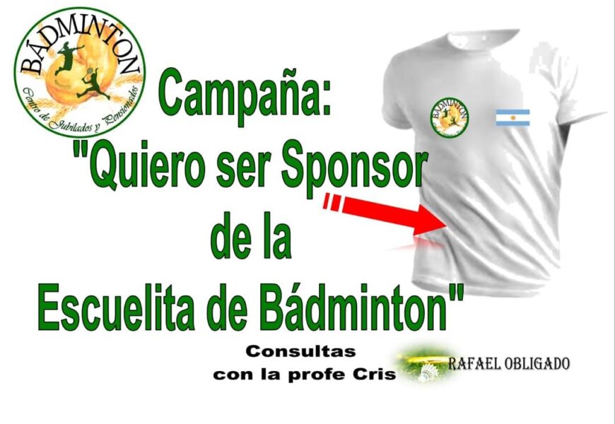 La Escuela de Badmington busca patrocinio La Escuela de Badmington busca patrocinio