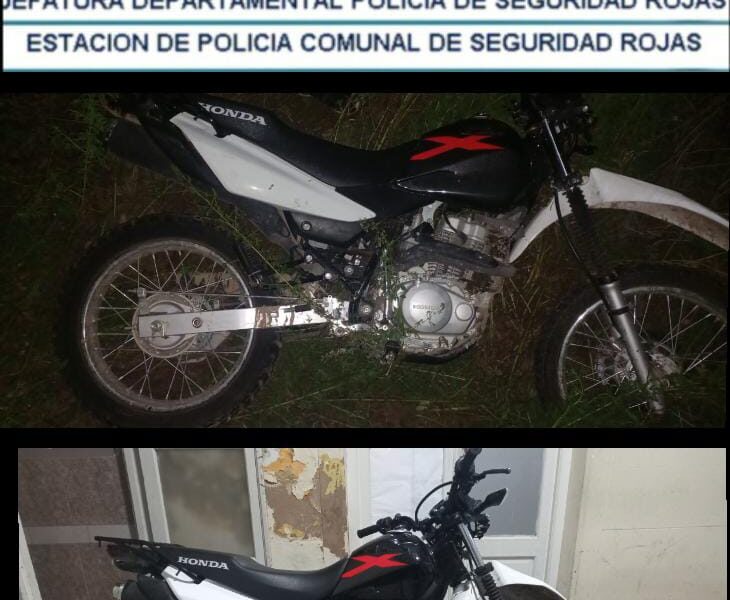 La Policía de Rojas logra recuperar motocicletas sustraídas La Policía de Rojas logra recuperar motocicletas sustraídas