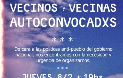 La Asamblea Multisectorial convoca a rechazar las medidas de Milei