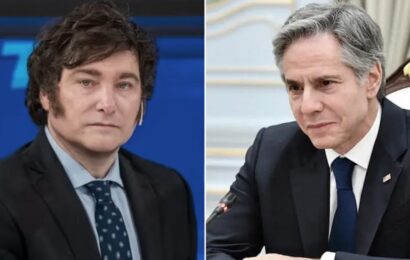 Milei se reunirá el viernes con el secretario de Estado estadounidense Antony Blinken
