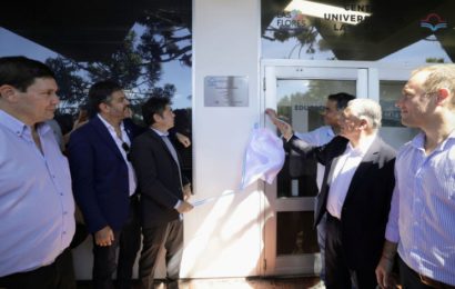 Kicillof y Bianco inauguraron mejoras en el Centro Universitario de Las Flores