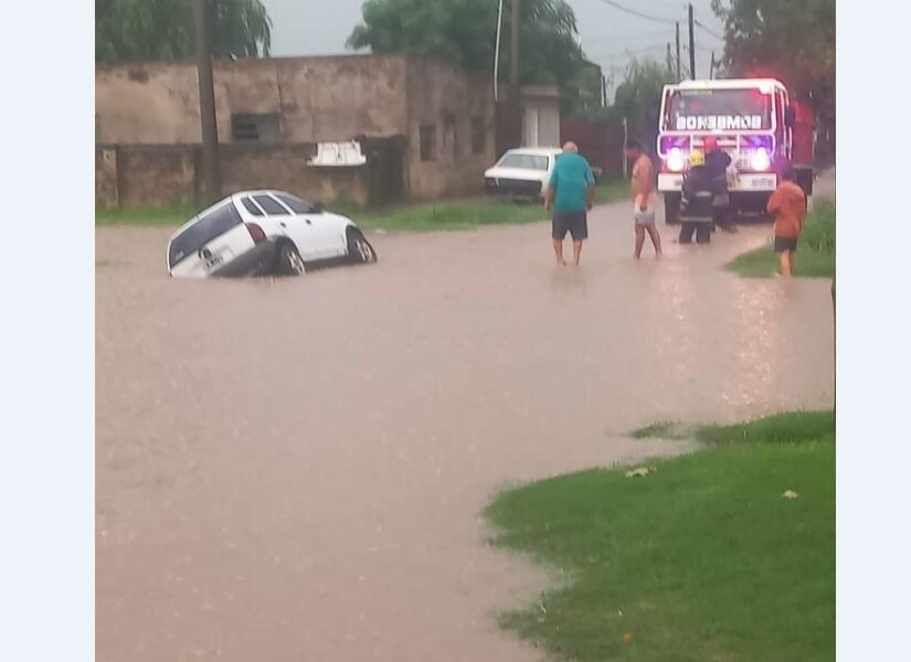 Gran anegamiento en la zona del CIC a causa de las lluvias Gran anegamiento en la zona del CIC a causa de las lluvias