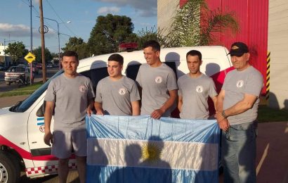Bomberos rojenses van por el tercer viaje de capacitación a Chile
