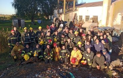 Bomberos rojenses participaron de capacitación regional