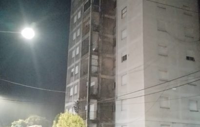 Bomberos realizaba simulacro
