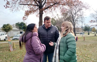 Bouvier se reunió con vecinos