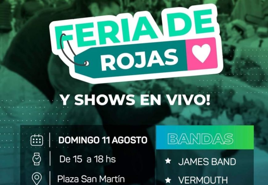 Este domingo te esperamos en la Feria de Rojas Este domingo te esperamos en la Feria de Rojas