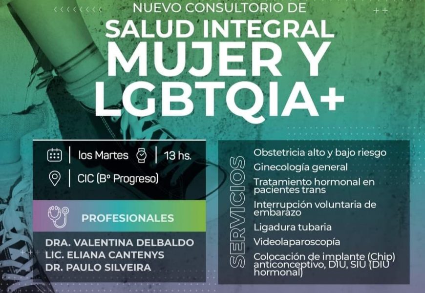 Nuevo consultorio de salud integral para mujeres y colectivo LGBTQIA+ en el CIC Nuevo consultorio de salud integral para mujeres y colectivo LGBTQIA+ en el CIC
