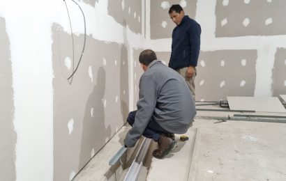 Se avanza en la última etapa de construcción de la Sala de Tomografía del Hospital Municipal