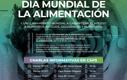 Celebran la semana Provincial de la alimentación