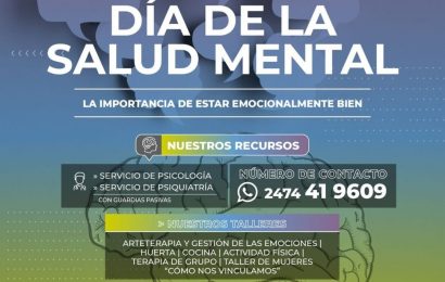 En el día mundial de la Salud Mental