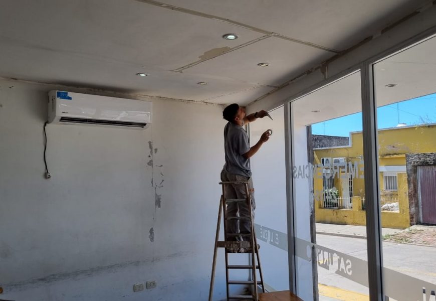 Mejoras en la guardia del Hospital Municipal con el armado de la Sala de Triage y trabajos de pintura Mejoras en la guardia del Hospital Municipal con el armado de la Sala de Triage y trabajos de pintura