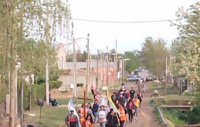 Rumbo a Luján partieron los peregrinos