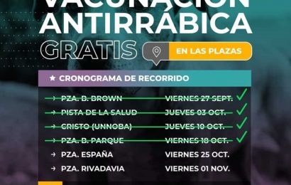 Campaña de vacunación antirrábica en las plazas