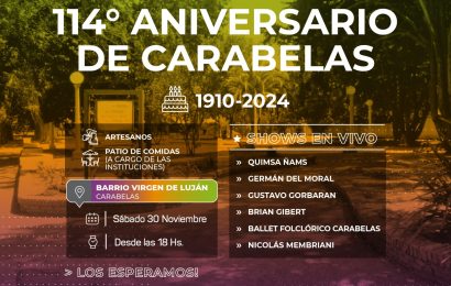 Celebración del 114 aniversario de Carabelas