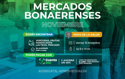 Este viernes 15 de Noviembre, vuelve «Mercados bonaerenses»