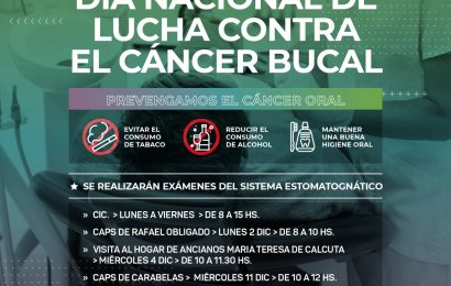 Se acerca el Día nacional de lucha contra el cáncer bucal