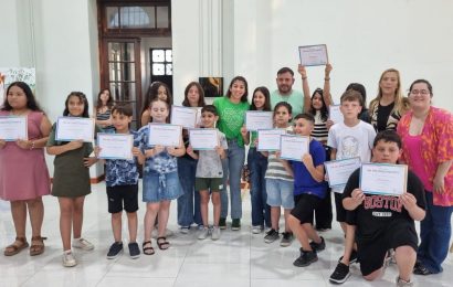 Se realizó la Muestra de Arte del Taller de Niños de la Escuela Municipal de Artes Plásticas “Miguel Ángel Elgarte”