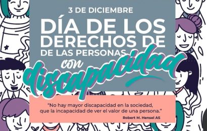 El 3 de diciembre se conmemora el Día Internacional de las Personas con Discapacidad
