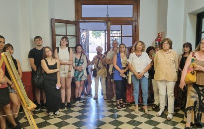 Se habilitó la muestra de fin de año de la Escuela Municipal de Artes Plásticas “Miguel Ángel Elgarte”