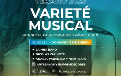 Comienzan las nochecitas de Varieté Musical 2025