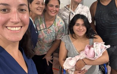 El Hospital Saturnino E. Unzué celebró la llegada del primer bebé del año