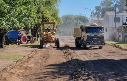 El equipo municipal ha comenzado la ejecución de la obra de cordón cuneta en el Barrio Nehuenche