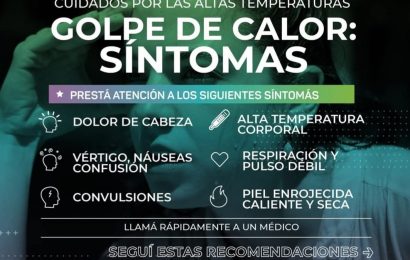 Se vienen semanas muy calurosas: cuidarnos de los golpes de calor y evitarlos